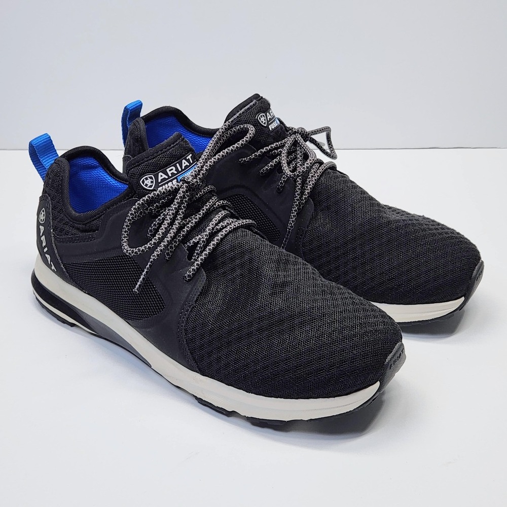 Ariat Fuse Waterproof Shoes Womens Size 7 Black Mesh Walking Hiking Sneakers